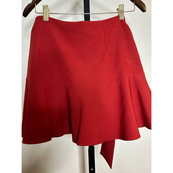 Zara Red Skorts!! - XL‎ With tie belt. Beautiful! - Picture 4 of 8